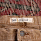 Lee W40 L28 Straight Leg Relaxed Fit Classic Ripped Style Beige Denim Jeans