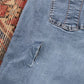 Lee W38 L30 Straight Leg Slim Fit Blue Denim Jeans