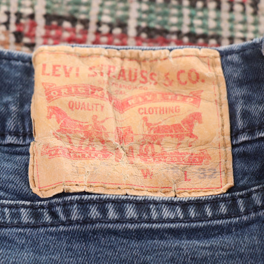 Levi's W30 L29 Straight Blue Denim Jeans