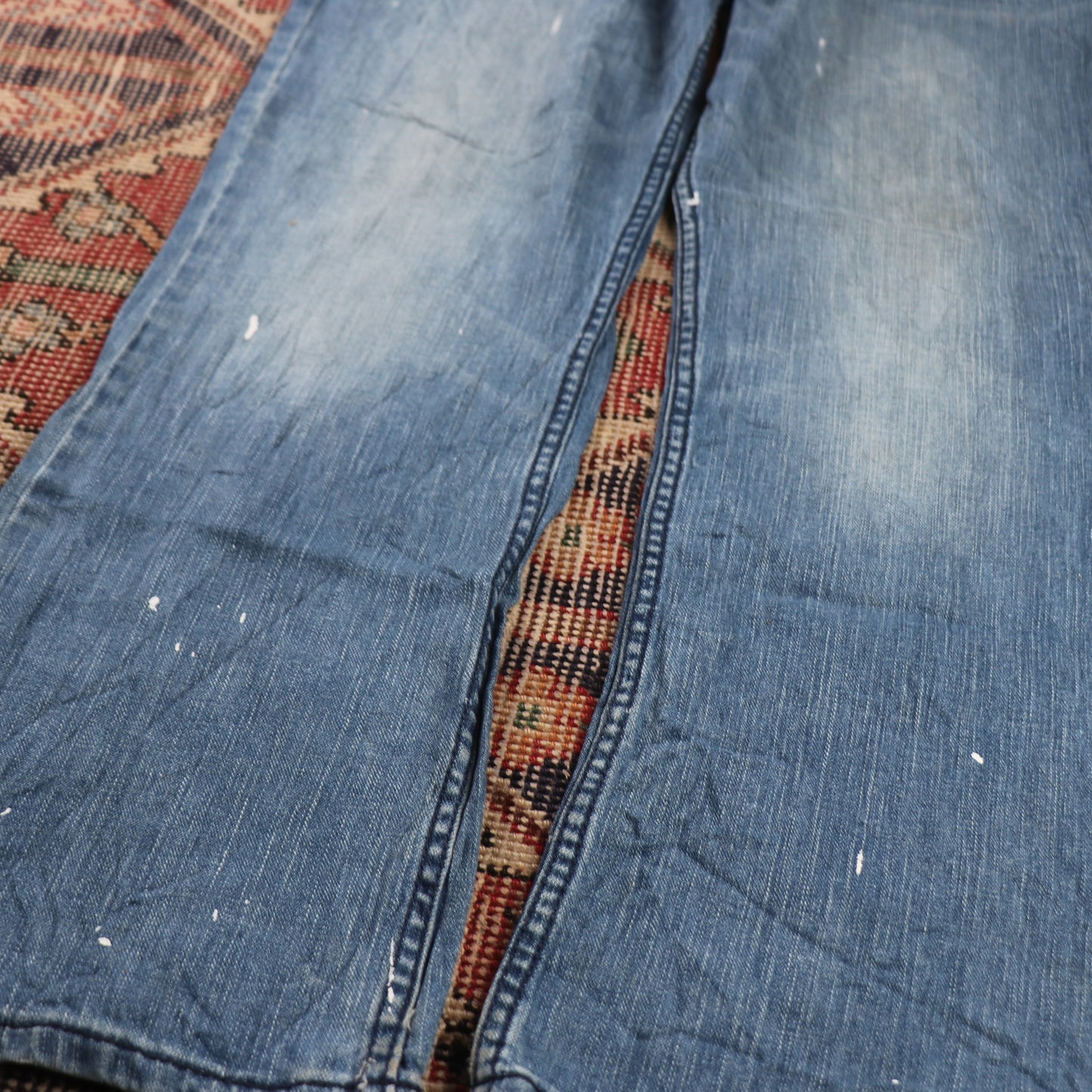 Wrangler W36 L29 Straight Leg Blue Denim Jeans