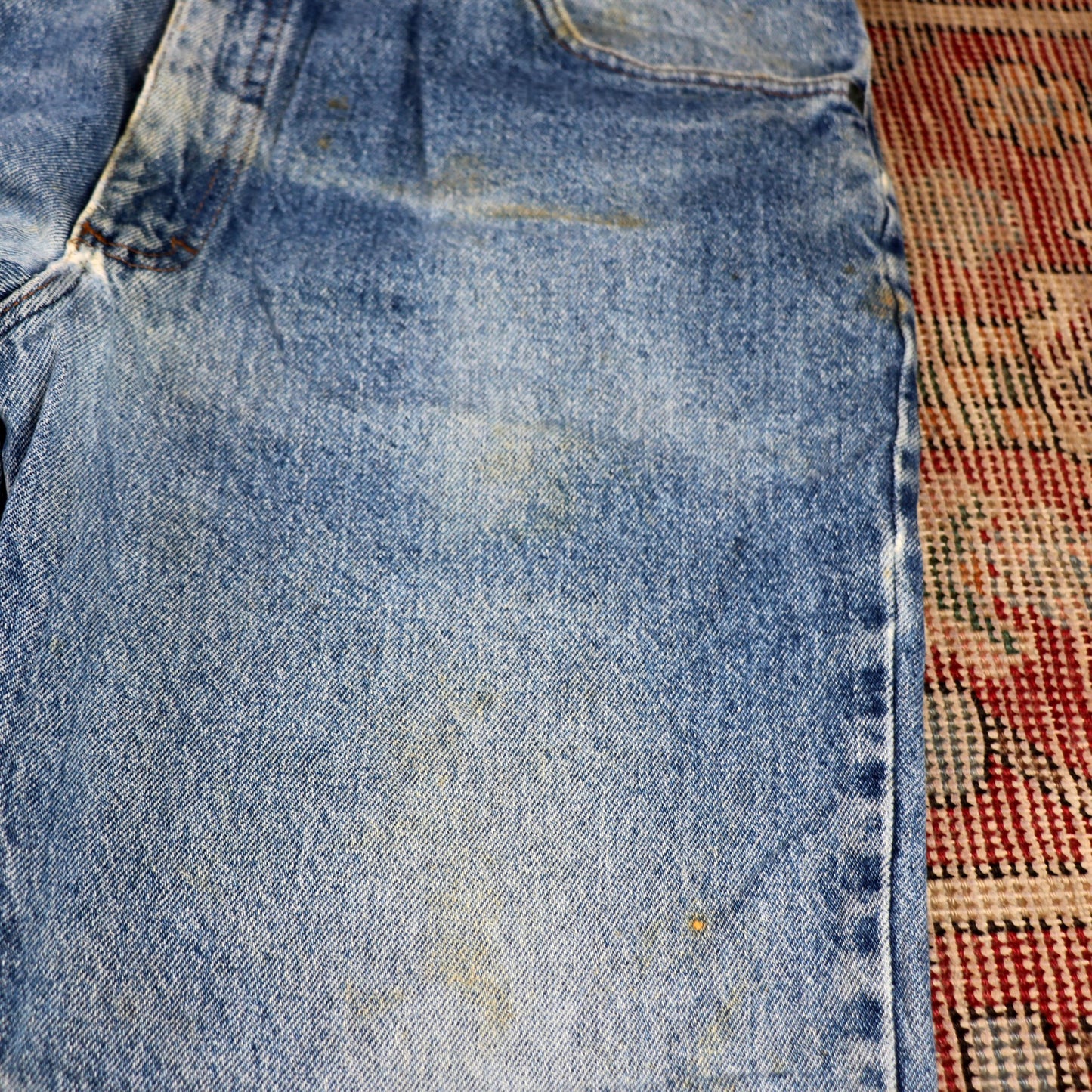 Lee W34 L30 Straight Leg Relaxed Fit Blue Denim Jeans