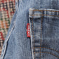 Levi's W26 L25 Straight Leg Blue Denim Jeans