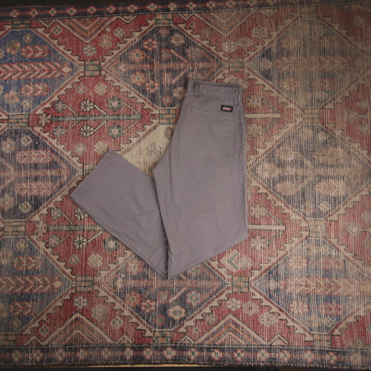 Dickies W30 L30 Straight Leg Blue Cotton Blend Trousers