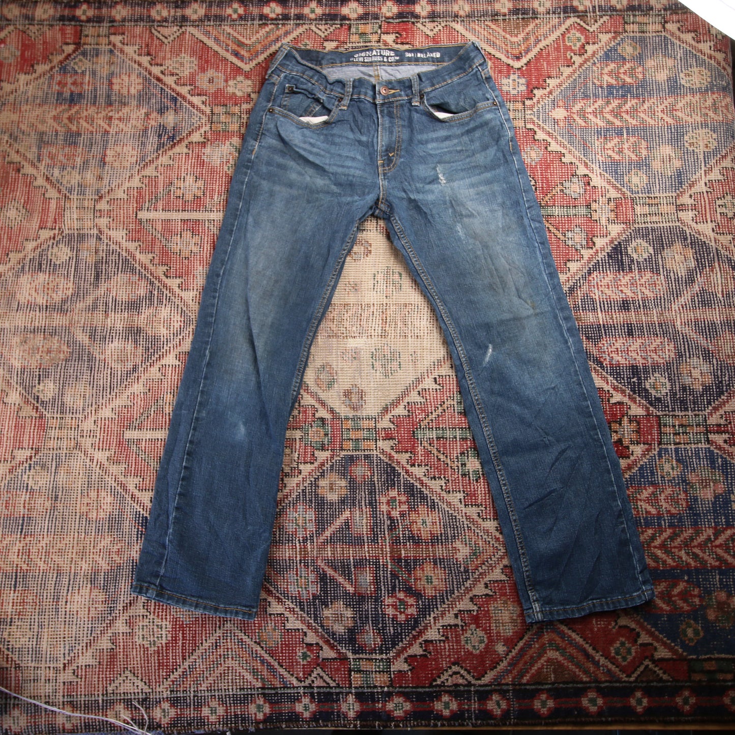 Levi's Signature W30 L27 Blue Denim Jeans