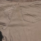 Lee W38 L29 Straight Leg Regular Fit Beige Denim Trousers
