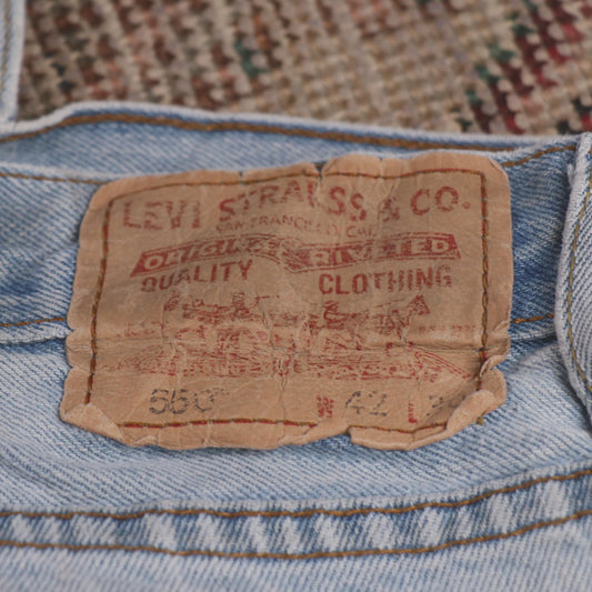 Levi's 560 W40 L28 Comfort Fit Blue Denim Jeans