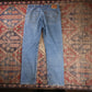 Levi's W36 L31 Straight Leg Relaxed Fit Blue Denim Jeans