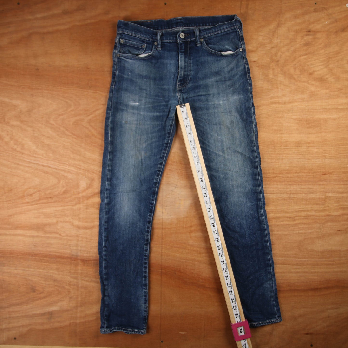 Levi's 508 Red Tab W32 L30 Tapered Leg Regular Fit Blue Denim Jeans