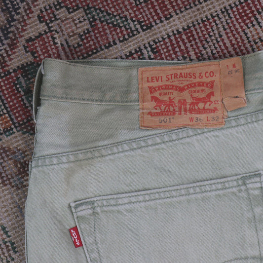 Levi's 501 W36 L31 Original Fit Blue Denim Jeans