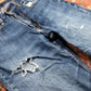 Levi's 550 W32 L30 Tapered Leg Relaxed Fit Classic Ripped Style Blue Denim Jeans