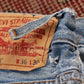 Levi's 550 W36 L28 Tapered Leg Relaxed Fit Blue Denim Jeans