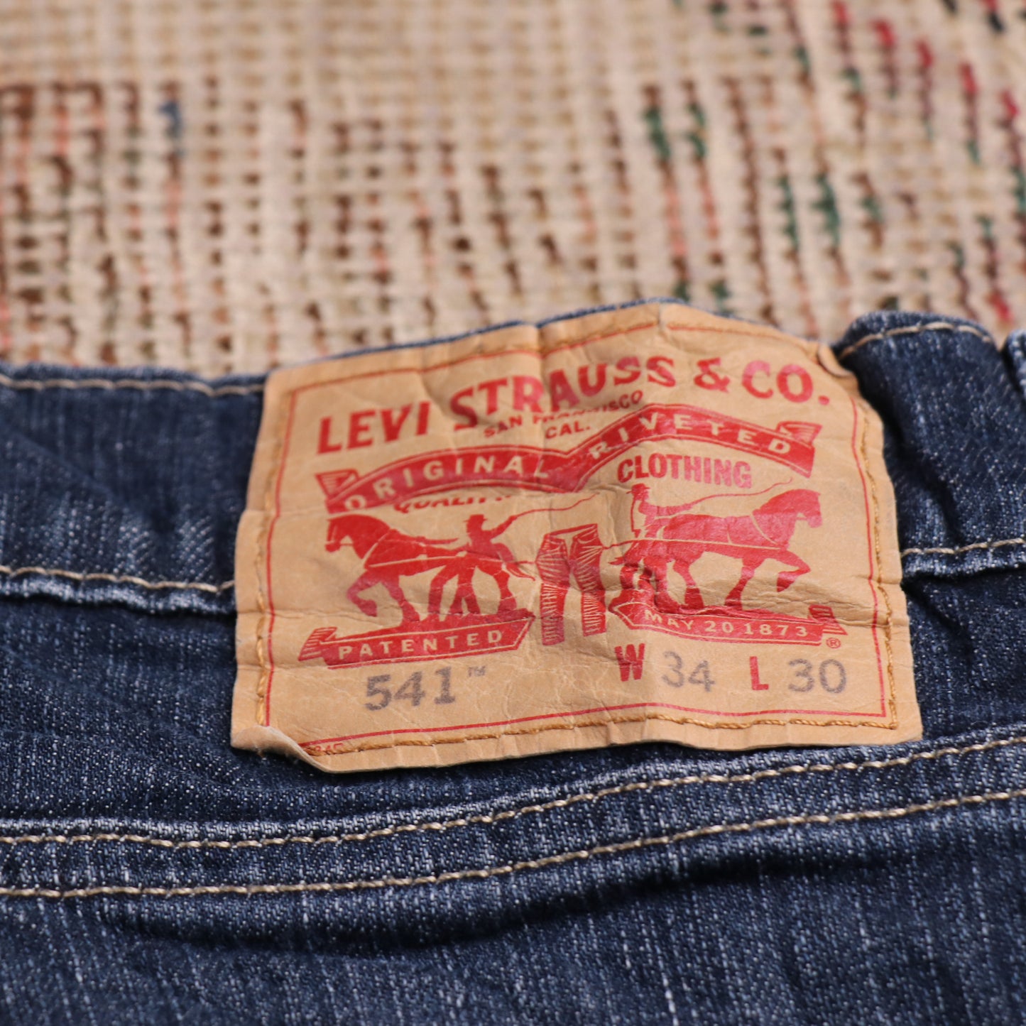 Levi's 541 W36 L27 Tapered Leg Blue Denim Jeans