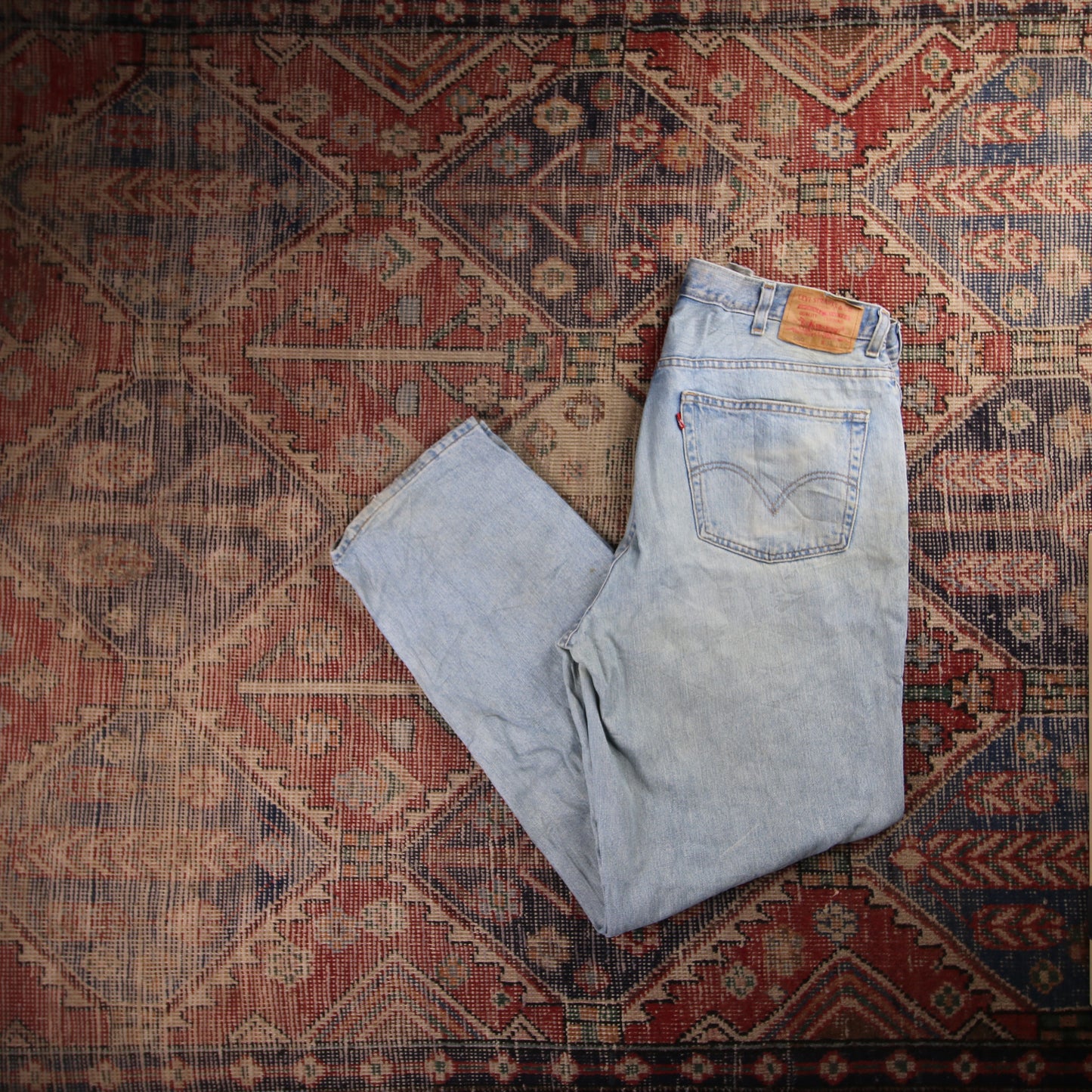 Levi's 560 Red Tab W38 L33 Comfort Fit Blue Denim Jeans