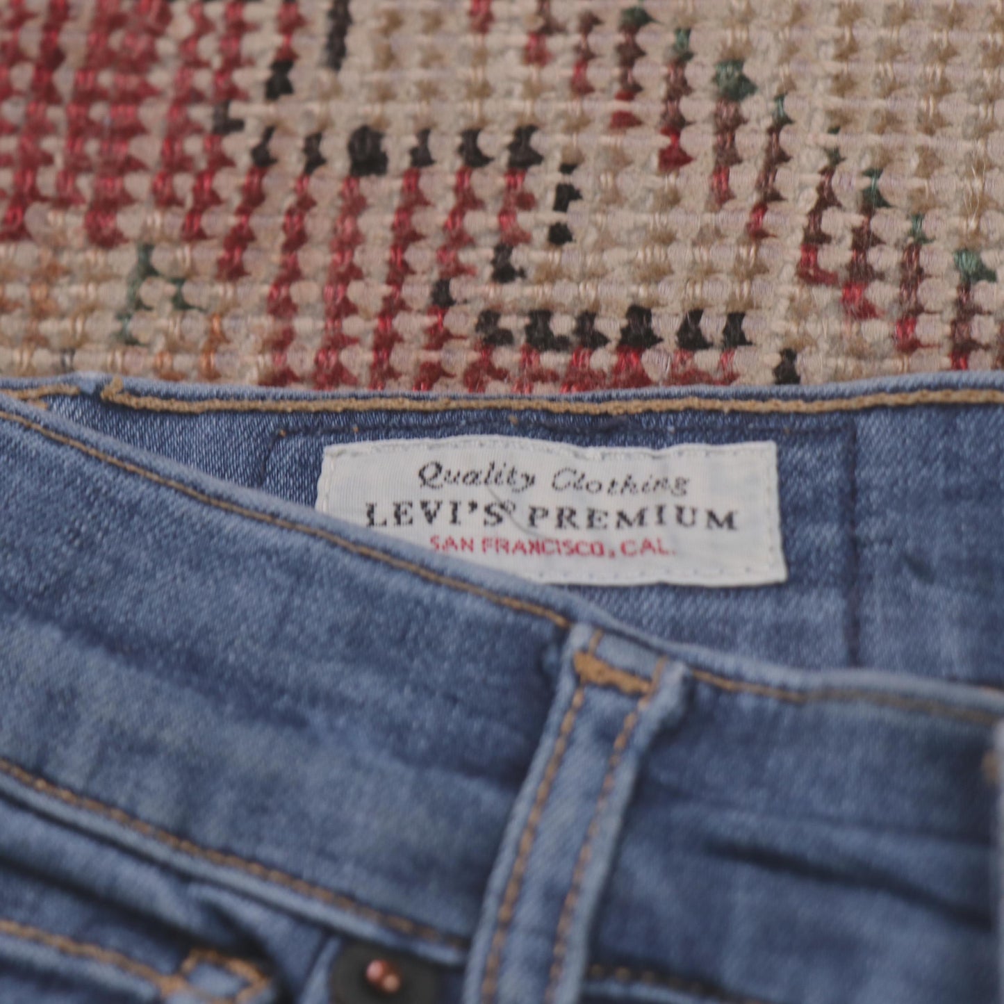 Levi's W26 L29 Skinny Blue Denim Jeans