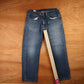 Levi's 508 Red Tab W34 L28 Tapered Leg Regular Fit Blue Denim Jeans