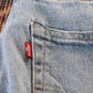 Levi's W32 L30 Straight Leg Blue Denim Jeans