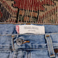 Levi's W34 L30 Straight Leg Relaxed Fit Classic Ripped Style Blue Denim Jeans