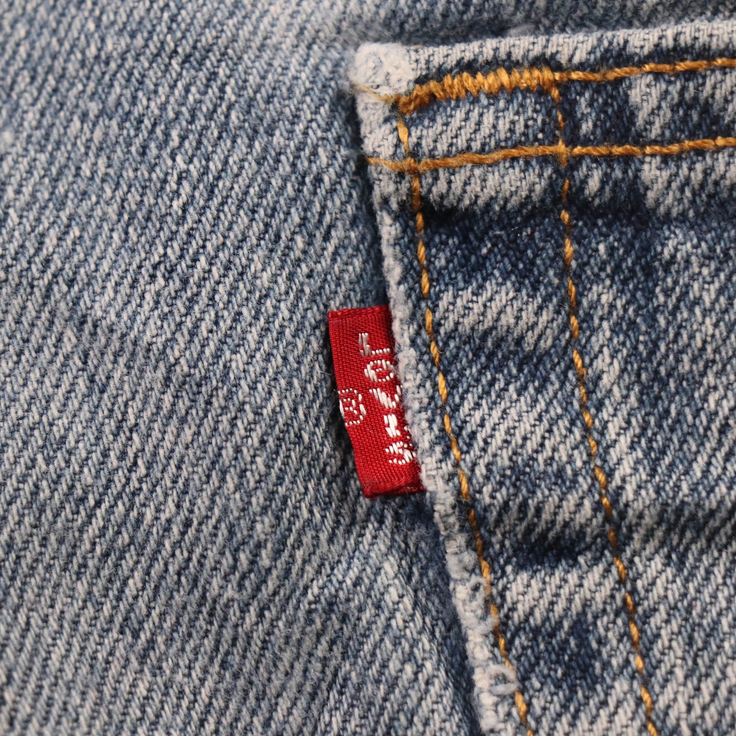 Levi's 550 Red Tab W36 L33 Tapered Leg Relaxed Fit Blue Denim Jeans