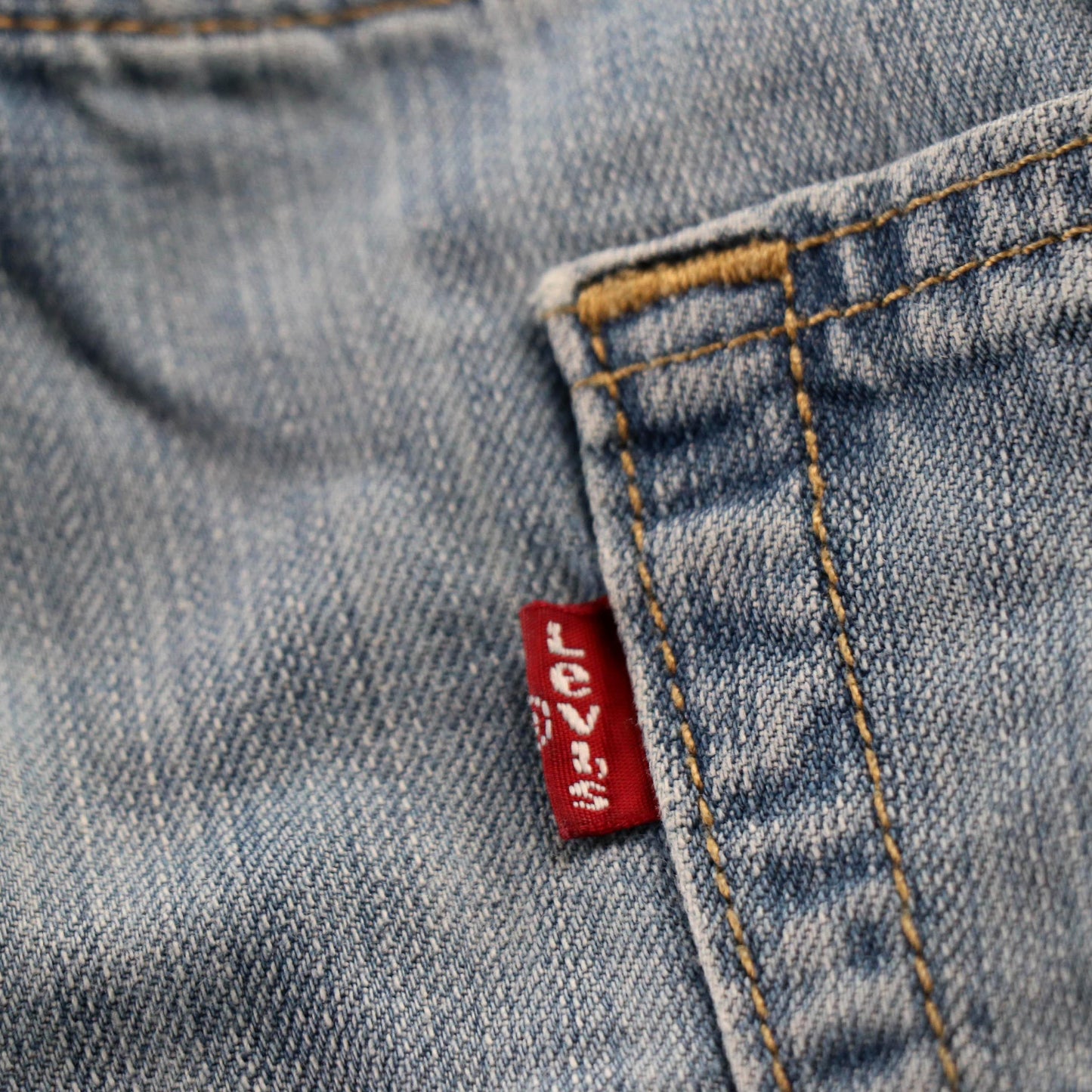 Levi's 505 Red Tab W28 L32 Straight Leg Regular Fit Blue Denim Jeans