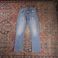 Lee W24 L28 Skinny Classic Ripped Style Blue Denim Jeans