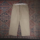 Dickies W36 L24 Straight Leg Beige Cotton Blend Trousers