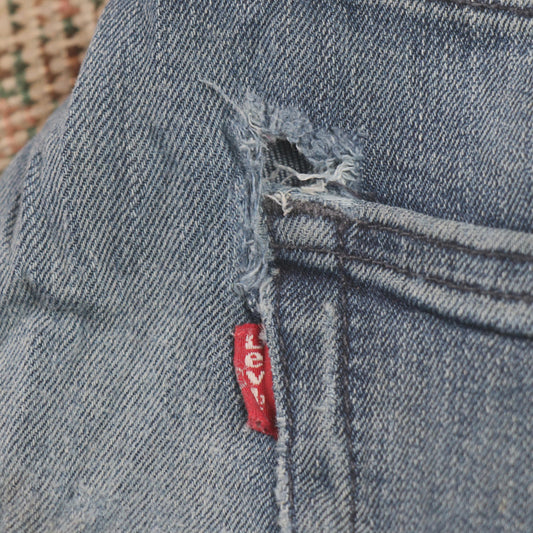 Levi's W40 L34 Straight Leg Loose Fit Blue Denim Jeans
