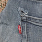 Levi's W40 L34 Straight Leg Loose Fit Blue Denim Jeans