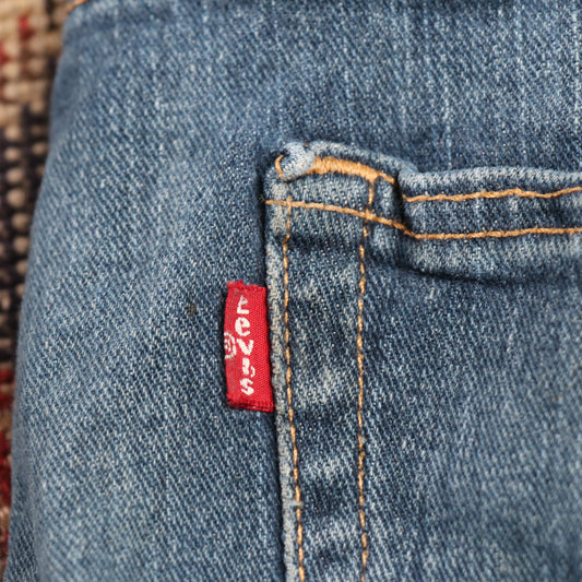 Levi's 505 W32 L30 Straight Leg Regular Fit Blue Denim Jeans