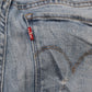 Levi's 711 Red Tab W30 L28 Skinny Classic Ripped Style Blue Denim Jeans