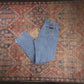 Wrangler W38 L33 Straight Leg Relaxed Fit Blue Denim Jeans