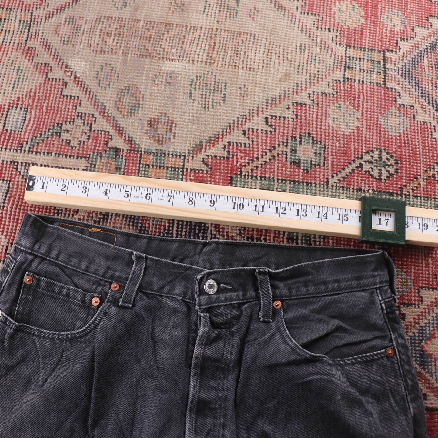 Levi's 508 Red Tab W34 L26 Tapered Leg Regular Fit Grey Denim Jeans