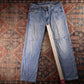 Levi's 569 Red Tab W36 L32 Straight Leg Loose Fit Classic Ripped Style Blue Deni