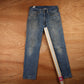 Levi's 505 Red Tab W30 L28 Straight Leg Regular Fit Blue Denim Jeans