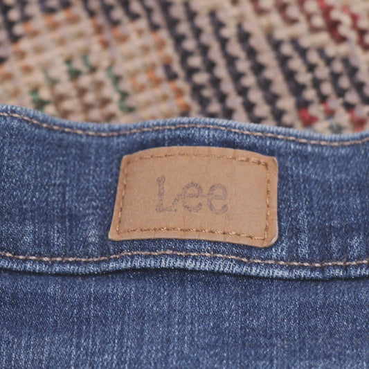 Lee W30 L27 Straight Leg Blue Denim Jeans