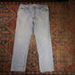 Lee W38 L32 Straight Leg Loose Fit Blue Denim Jeans