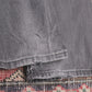 Lee W32 L31 Straight Leg Regular Fit Black Denim Jeans