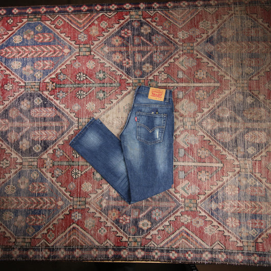Levi's 511 W26 L26 Slim Fit Blue Denim Jeans