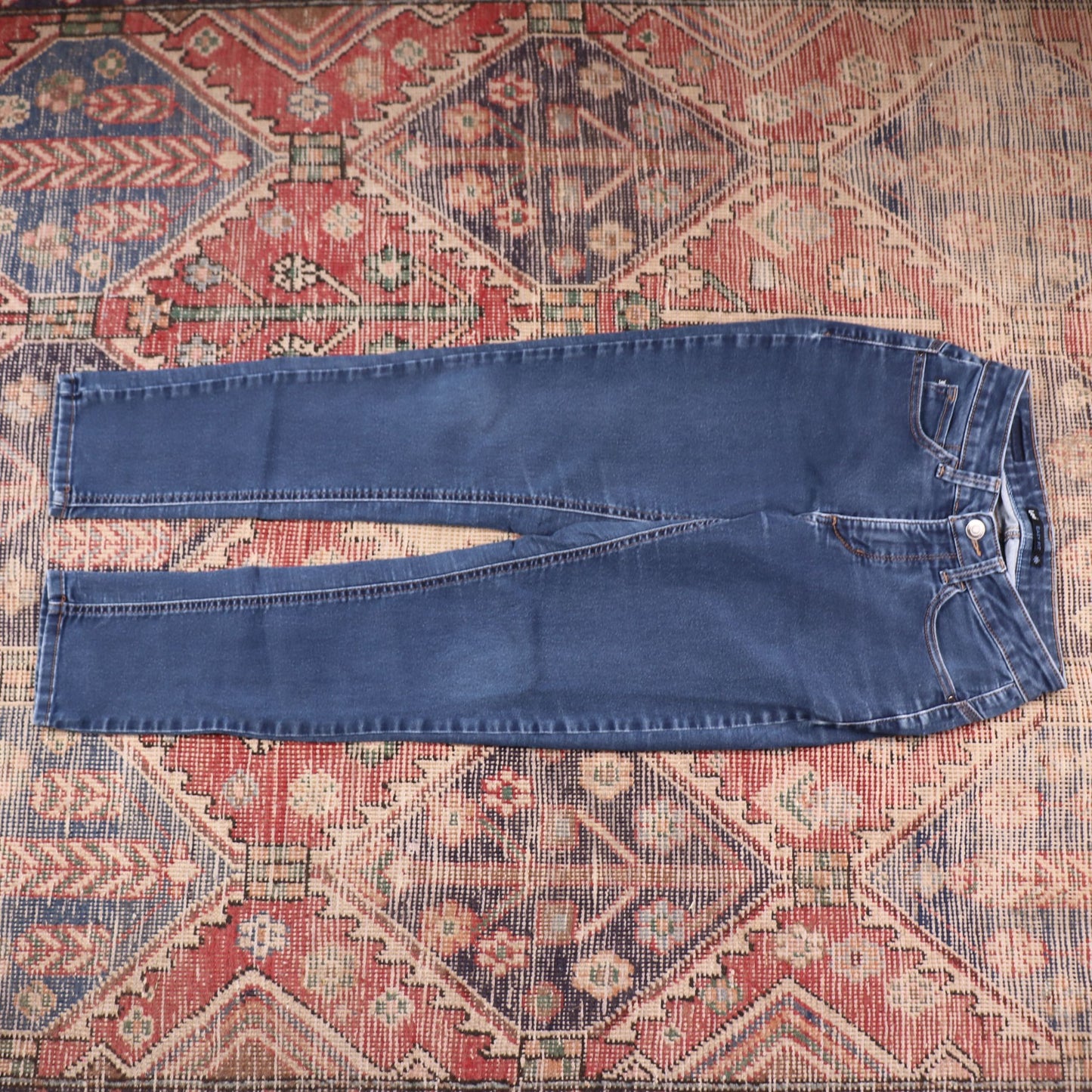 Lee W28 L27 Skinny Blue Denim Jeans