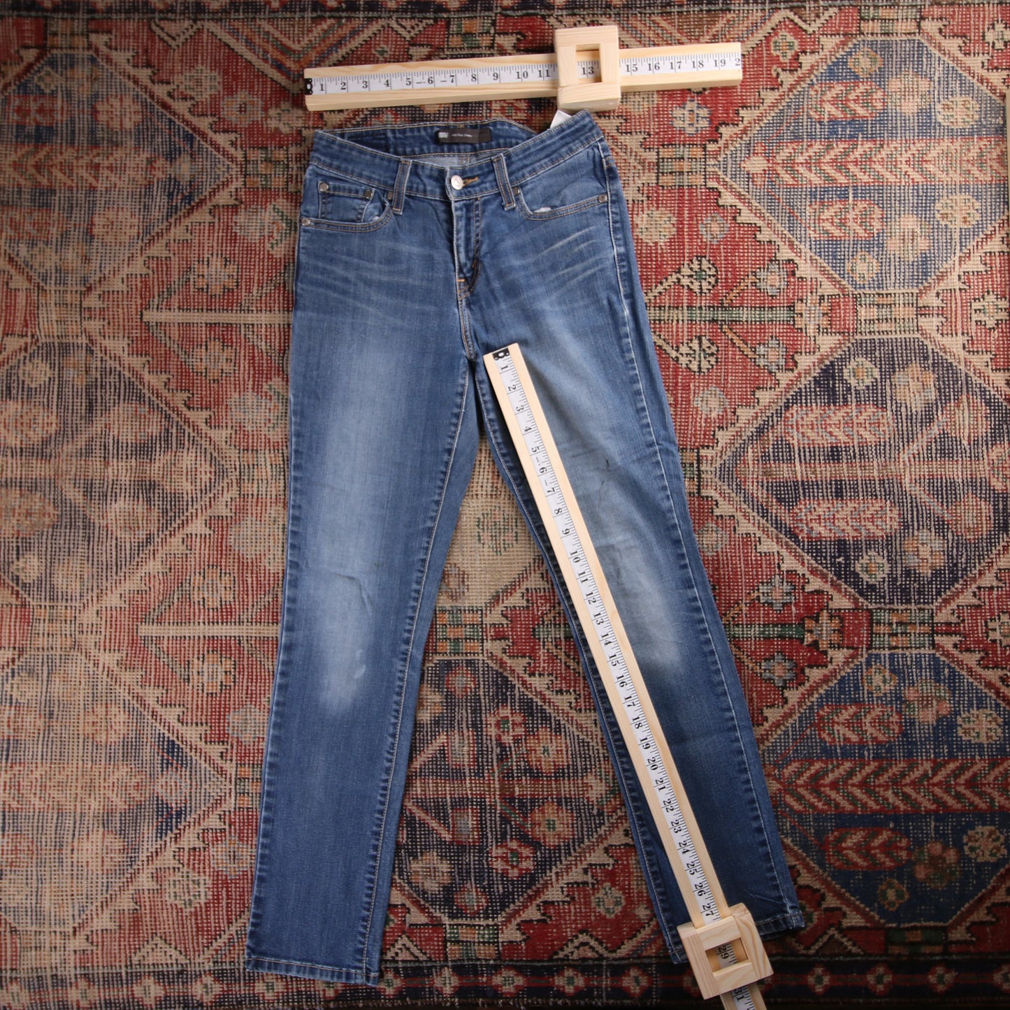 Levi's Red Tab W32 L30 Slim Skinny Leg Blue Denim Jeans