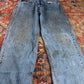 Levi's 550 Orange Tab W30 L32 Tapered Leg Relaxed Fit Blue Denim Jeans