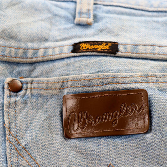 Wrangler W32 L33 Straight Blue Denim Jeans
