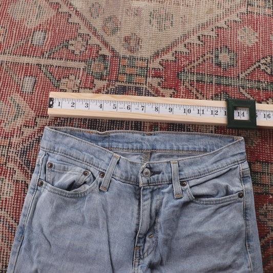 Levi's 511 Red Tab W28 L30 Slim Fit Blue Denim Jeans