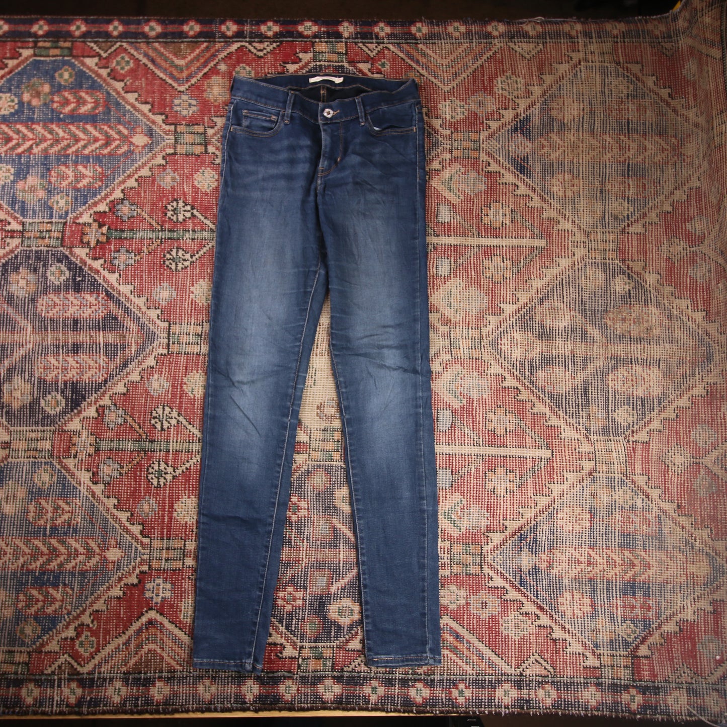 Levi's 710 W28 L30 Skinny Blue Denim Jeans
