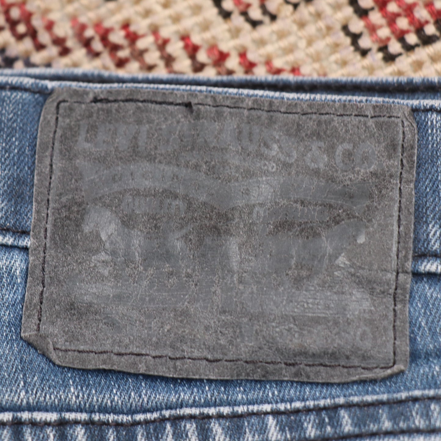 Levi's W28 L27 Straight Leg Blue Denim Jeans