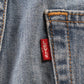 Levi's 514 Red Tab W36 L33 Straight Leg Blue Denim Jeans