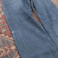 Wrangler W30 L30 Straight Leg Relaxed Fit Classic Ripped Style Blue Denim Jeans