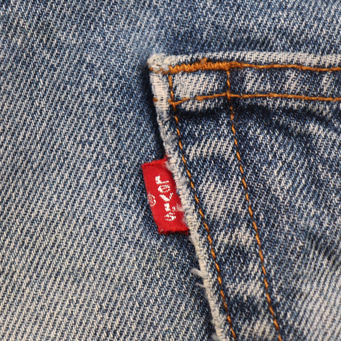 Levi's 505 Red Tab W36 L31 Straight Leg Regular Fit Blue Denim Jeans