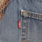 Levi's 505 W34 L31 Straight Leg Regular Fit Blue Denim Jeans