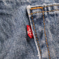 Levi's 516 Red Tab W32 L28 Straight Leg Blue Denim Jeans