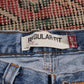 Levi's 505 W34 L31 Straight Leg Regular Fit Classic Ripped Style Blue Denim Jean